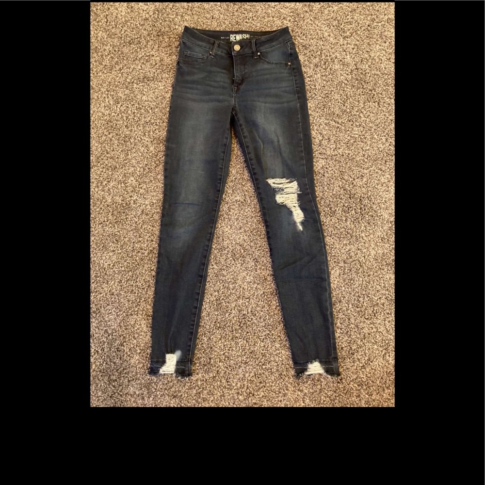 Rewash skinny blue jeans
